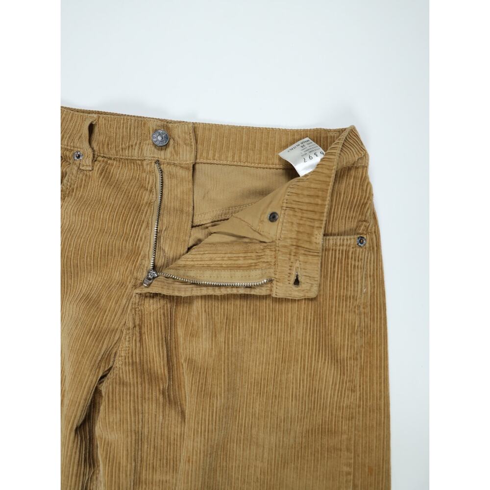 6397 Skater Jean Camel Stretch Designer Corduroy Pants Made in Italy Size 25 - Picture 6 of 16